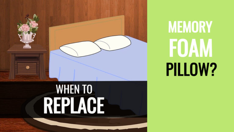 When To Replace A Memory Foam Pillow & How long do Memory Foam Pillows last?