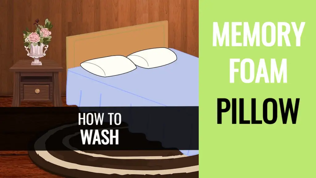how to wash a memory foam pillow