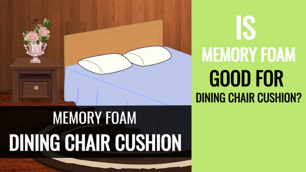 memory foam dining chair cusion