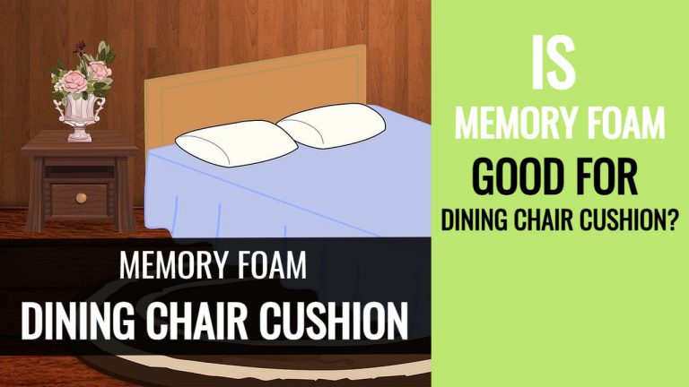 Memory Foam Dining Chair Cushion [Benefits & Top 5 Options]
