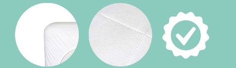 Quality of material used in waterproof cover for memory foam mattress